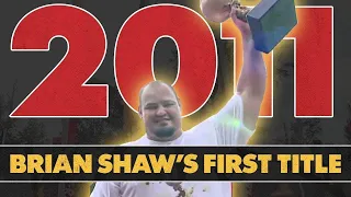 Brian Shaw's FIRST EVER WSM Win (Full Final Atlas Stones Event vs Big Z) | World's Strongest Man