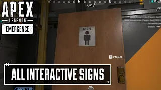 All Rampart TT Interactive Signs | Apex Legends