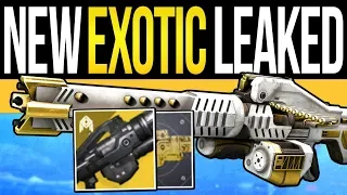 Destiny 2 | NEW EXOTIC LEAKED! Heir Apparent REVEALED! Exotic Perks, Catalyst, Ornaments & Lore!