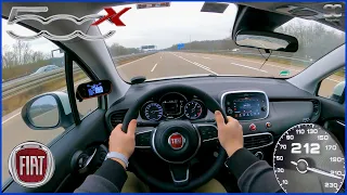 2021 Fiat 500X FIREFLY 150HP - Autobahn Top Speed Drive POV