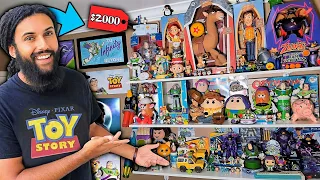 I BOUGHT THIS ENTIRE TOY STORY COLLECTION FOR 20$... YOU WON'T BELIEVE HOW MUCH IT WAS WORTH!!