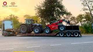 💥Трактор MASSEY FERGUSON 7726s i телескопічний навантажувач MASSEY FERGUSON TH 7038 вже вдома