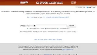 ICIJ Offshore Leaks Database Tutorial
