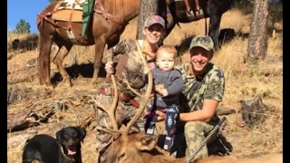 Casie's Elk Hunt, brought the baby along - Stuck N the Rut 75