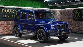 Blue Mercedes-Benz G63 AMG available in Dubai at Dourado Luxury Cars!