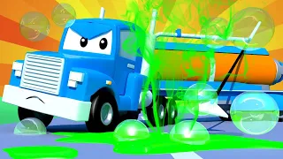 Carl der Super Truck - Der Staubsauger Lastwagen - Lastwagen Zeichentrickfilme für Kinder 🚓 🚒