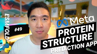 How to build a protein structure prediction app in Python using ESMFold and Streamlit