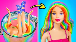 BARBIE IS A NERD🤓 Extreme Doll Makeover | Rich VS Broke Hacks & Gadgets by Yay Time! FUN