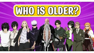 Anime Quiz | Guess The Older Anime Character In 5 Seconds | Anime Age Quiz