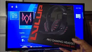 How to set up LVL UP Pro Gaming Headset with PS4 | Commenter Request