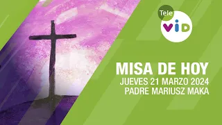 Misa de hoy ⛪ Jueves 21 Marzo de 2024, Padre Mariusz Maka #TeleVID #MisaDeHoy #Misa