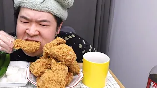 Aren't I just not eating enough? chicken Korean mukbang eating show