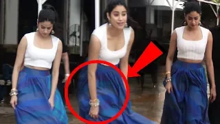 Janhvi Kapoor SAVES OOPS MOMENT During Dhadak Promotion