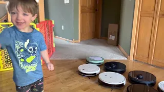 Robot Vacuum Cleaner Countdown w/ The Kid