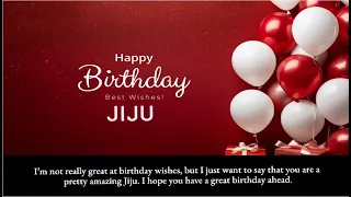 Jiju Happy Birthday | Birthday wishes | Happy Birthday Song | Happy Birthday Reel | #ad4beloved