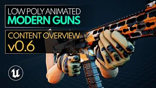 What's New In Low Poly Animated - Modern Guns Pack v0.6!