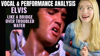 Vocal Coach/Musician Reacts: ELVIS PRESLEY ‘Bridge Over Troubled Water’ Live in Las Vegas-Analysis!