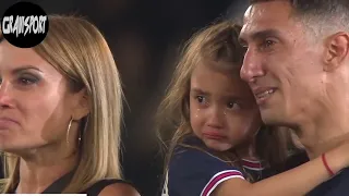 Le tres bel hommage du PSG pour Di Maria en larme !!