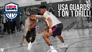 USA Basketball 1 on 1! Kyrie, Jimmy, DLo & More Go AT IT! Team USA Guards Go Head To Head