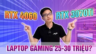 [TOP4] Laptop gaming  25 - 30 triệu, RTX 4060 hay RTX 3070Ti "Ngon" hơn trong 2023