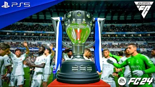 FC 24 - Real Madrid Wins La Liga 23/24 at Estadio Santiago Bernabéu | PS5™ [4K60]