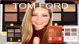 ALL 3 NEW TOM FORD EYE COLOR CREME EYESHADOW Quads + BELLE DE PECHE & EXTREME BADASS LAVA LUSTRE