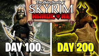 I Survived 200 Days in Hardcore Skyrim ... Here's What Happened