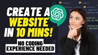 How To Make a Website Using ChatGPT (No Coding Experience Required)