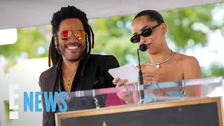 Zoë Kravitz ROASTS Her Dad Lenny Kravitz During His Walk Of Fame Ceremony | E! News