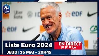 Liste Euro 2024 : Conférence de Didier Deschamps en replay