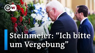 Bundespräsident Steinmeier entschuldigt sich für zahlreiche Fehler beim Terroranschlag