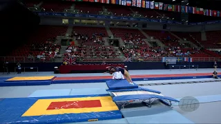 BEATTIE Kim (GBR) - 2017 Trampoline Worlds, Sofia (BUL) - Qualification Double Mini Routine 2