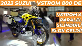 2023 Suzuki Vstrom 800 DE Ön İnceleme | Transalp'ten İyi Mi? EICMA 2022 Suzuki Standı