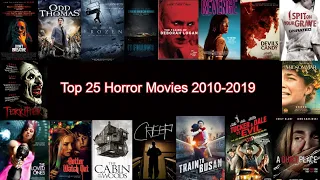 Top 25 Horror Films Last Decade 2010-2019