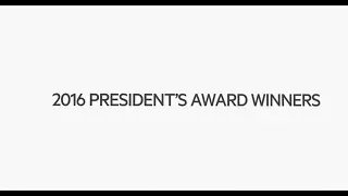 Presidents Award 2016