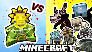 The Sun Chief Vs. Fish's Undead Rising Monsters in Minecraft