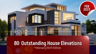 80+ Best house elevation designs of February 2019