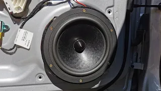 Audi A4 B8 - Front door speakers upgrade - Dayton Audio 8" RS225P-4A