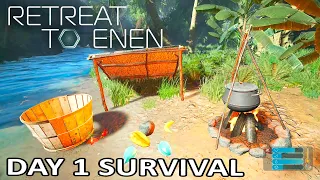 Day One Survival - Retreat to Enen Gameplay (Survival Sandbox)