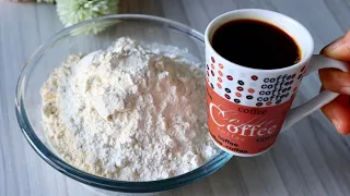 💯 Only Coffee and Flour.❗ The Result is Amazing and Delicious. 😱