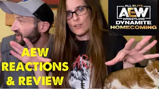 AEW Dynamite Homecoming reactions & review vlog