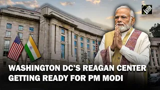 First look at Washington DC’s Reagan Center, getting readied for PM Modi’s address