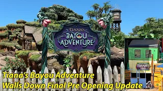 Tiana's Bayou Adventure - New Signs, Cast Testing, Queue & More w/Walls Down - Magic Kingdom 5/30/24