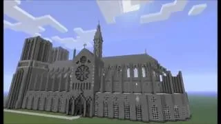 Construction Dans Minecraft- Notre Dame
