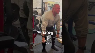 Deadlifting 340kg at 53 #deadlifting #kidneydisease #cancersurvivor #passion #andybolton