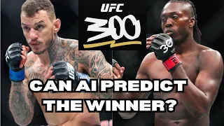 UFC 300 Prelims Jalin Turner Vs Renato Moicano AI Simulation