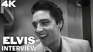 [4K] Elvis Presley Rare Interview | January 11, 1958 Fort Worth, Texas