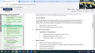 RPPOA, City Council and Governing Body Workshop Recording May 6, 2024