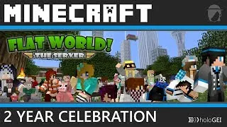 Minecraft | FLAT WORLD 2 YEAR CELEBRATION!!!