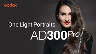 Godox: Beauty of Simple, One Light Portraits Using the Portable yet Powerful #AD300Pro